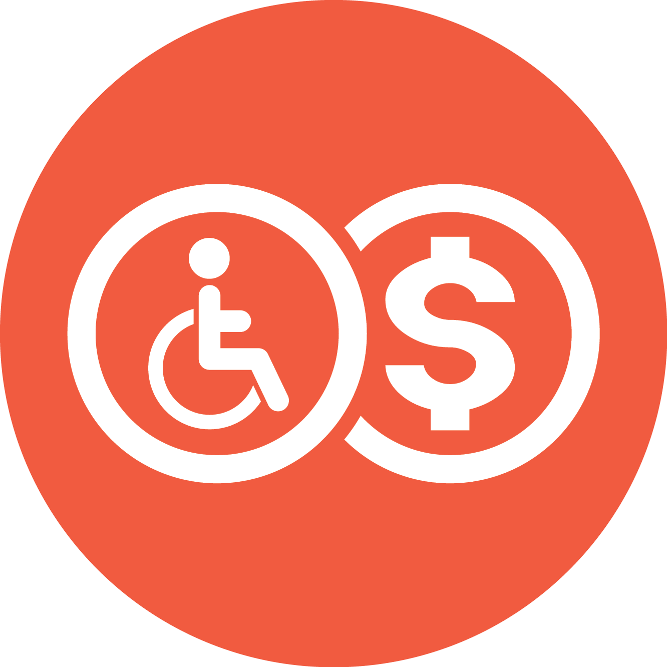 disability and dollar sign